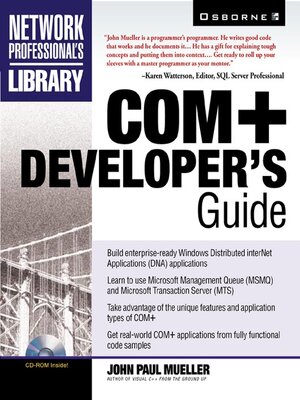 cover image of COM+ Developer's Guide